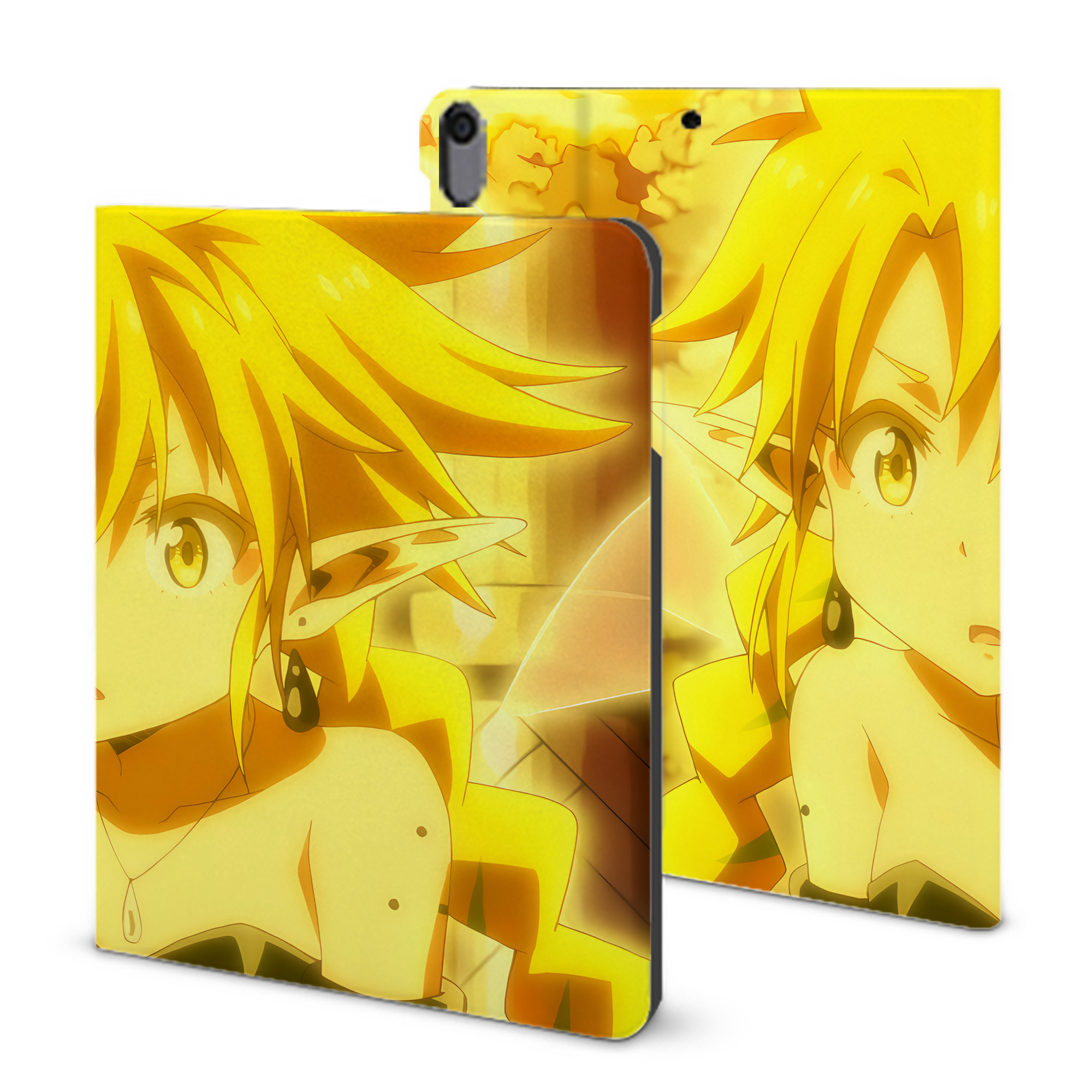 （画像用） 転スラ Regarding Reincarnated to Slime IPad ケース ブック型 PUレザー TPU 耐衝撃 軽量 薄型 ペン収納なし 全面保護 IPad 各モデル対応